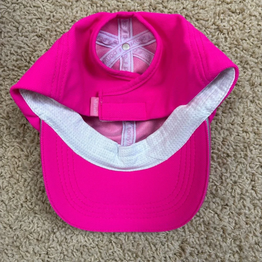 Ponyflo Kids‎ Hot Pink Polyester Baseball Cap Style JRFW H39